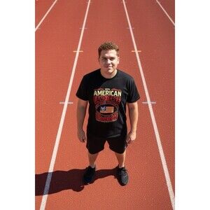 Fruit Of The Loom HD Cotton 100% American Land Of The Free Black XXL T-shirt